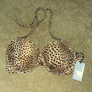 Leopard Bikini top